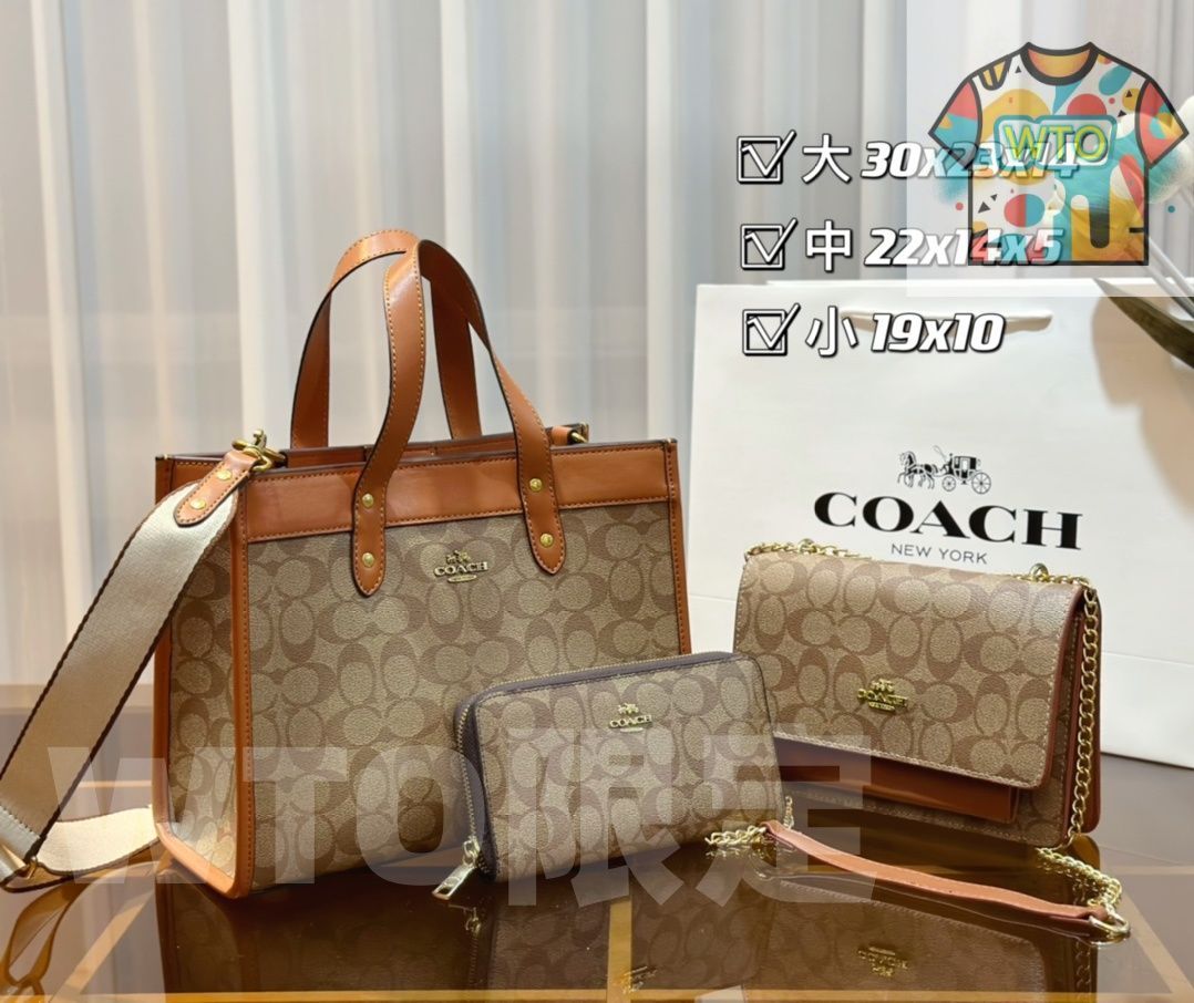 今日特価】Celine セリーヌ、Coach コーチ 組み合わせパック 三つの