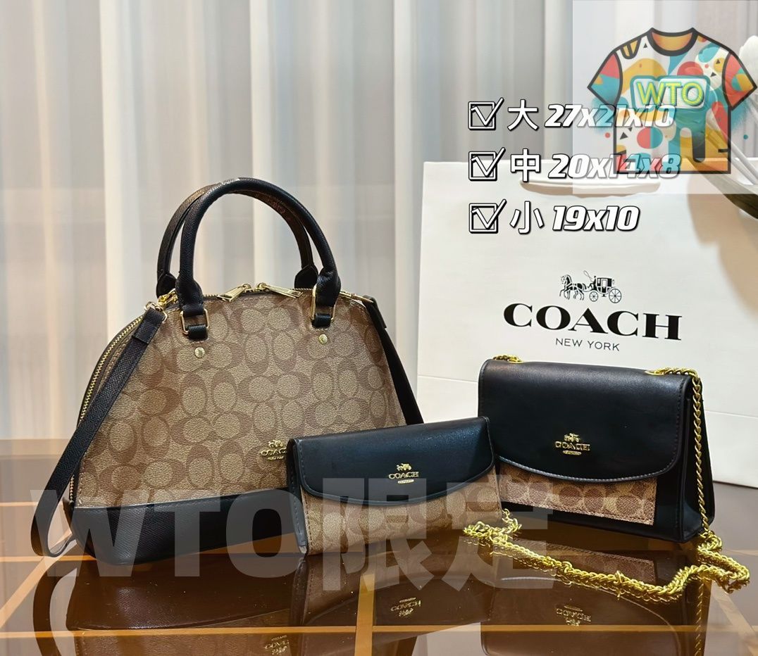 コーチ　セリーヌ　セット売り 今日特価】Celine セリーヌ、Coach コーチ 組み合わせパック 三つの