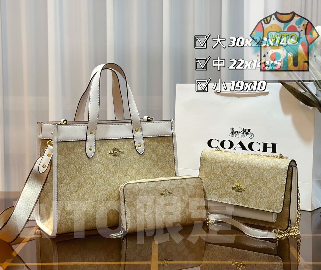 今日特価】Celine セリーヌ、Coach コーチ 組み合わせパック 三つの