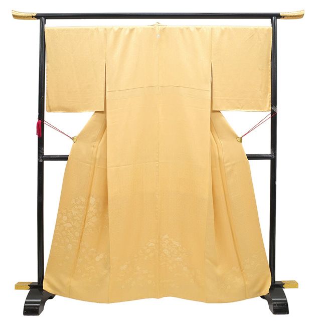 平和屋着物○上質な色無地 作家物 幻の染岩石染 錫色 正絹 逸品