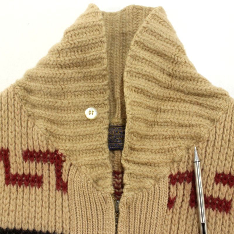 70s USA製 vintage PENDLETON ネイティブ柄 ウール カウチンセーター