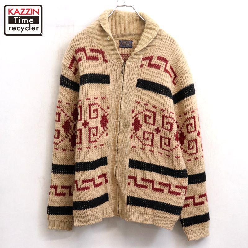 PENDLETON カウチン 70s TALON サイズXL 中古・古着通販】PENDLETON