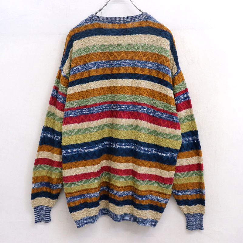 90s イタリア製 vintage MISSONI ミッソーニ ボーダー柄 コットン