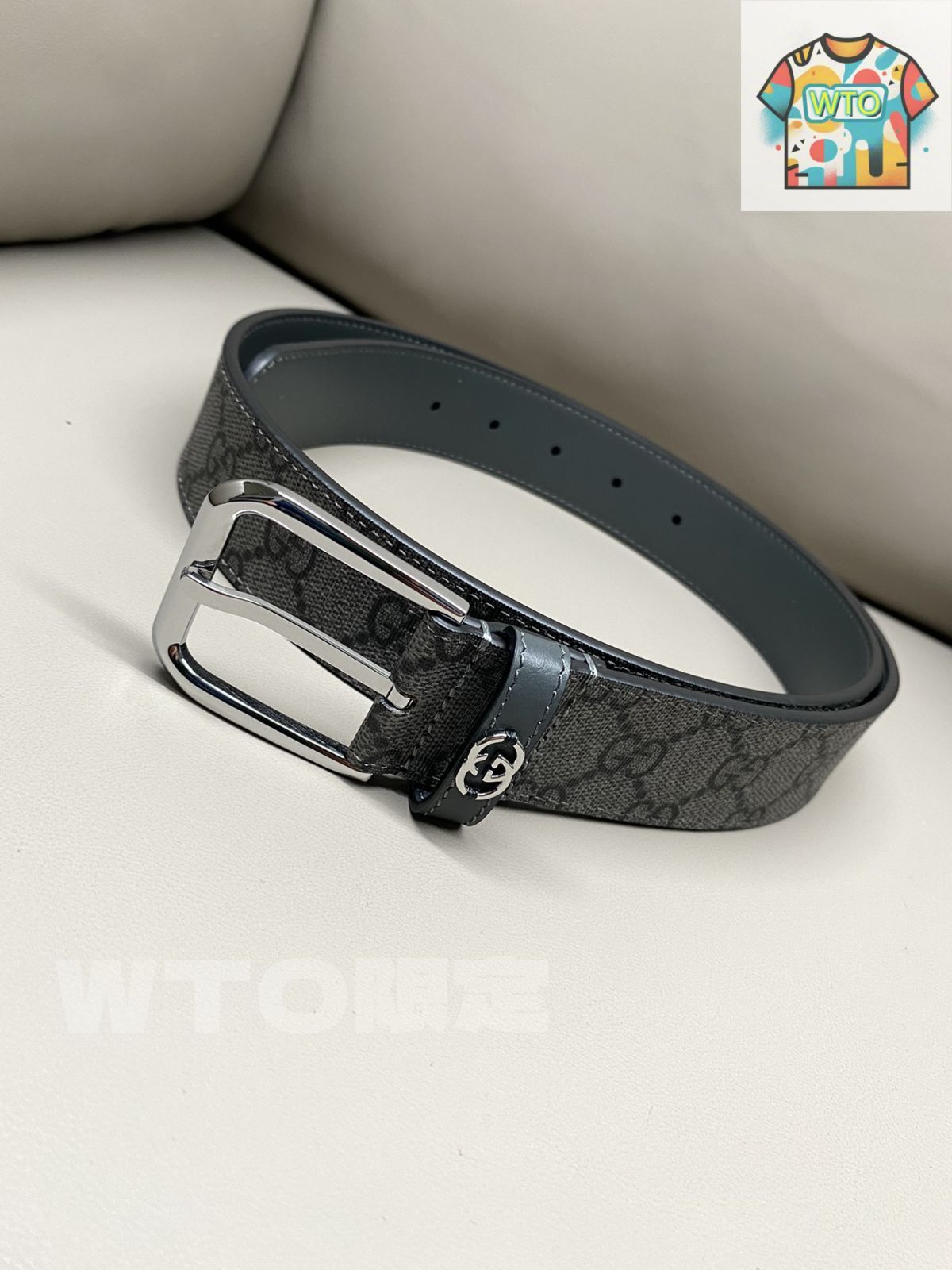 グッチ Gucci ベルト グレージュ GUCCI グッチ ベルト02 - メルカリ