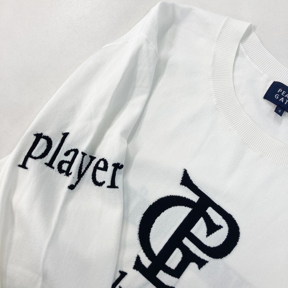 サイズ：4 PEARLY GATES パーリーゲイツ 2024年モデル 異素材切替 長袖