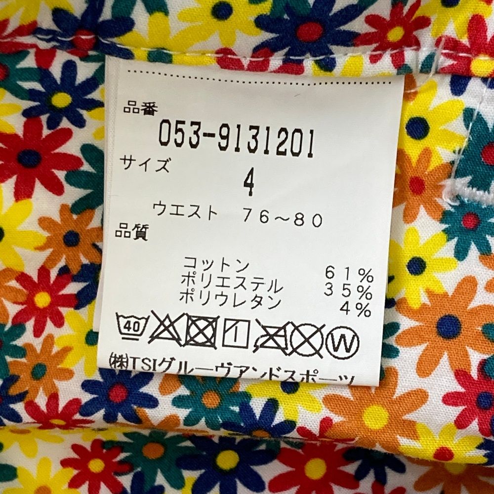 サイズ：4 PEARLY GATES パーリーゲイツ 30周年 パンツ ホワイト系