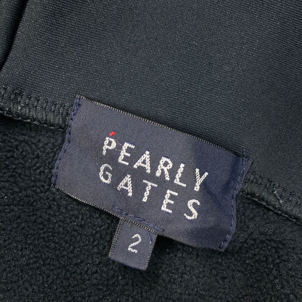 今週限定価格　新品未使用PEARLY GATESブラックパーカーサイズ2 サイズ：2 PEARLY GATES パーリーゲイツ 2025年モデル スウェット 長袖