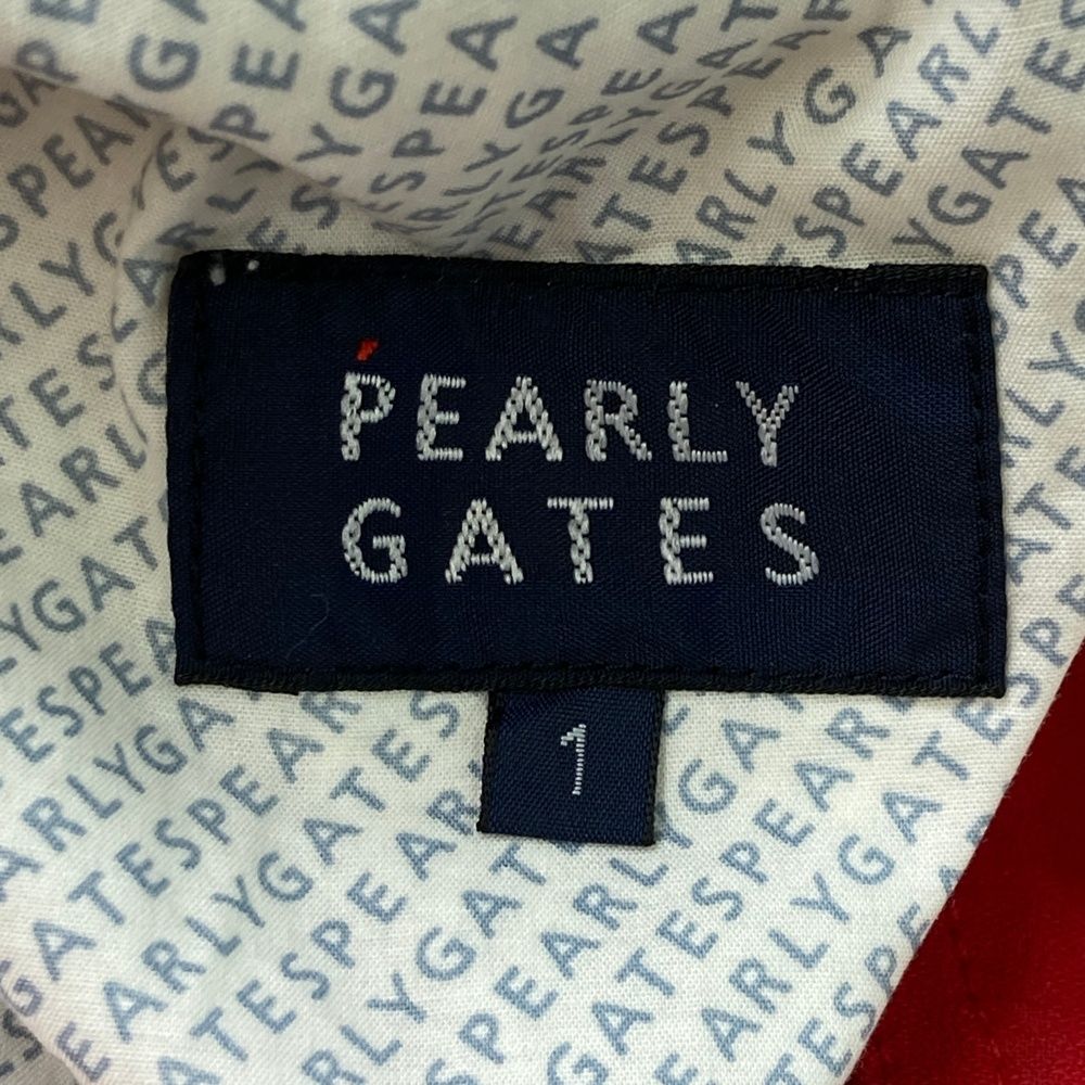 サイズ：1 PEARLY GATES パーリーゲイツ 2022年 スカート 総柄 レッド