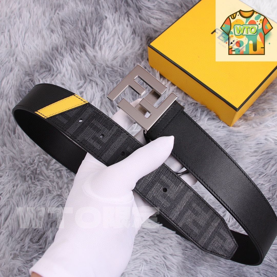 FENDI フェンディ 両面小牛革ベルト03 - メルカリ