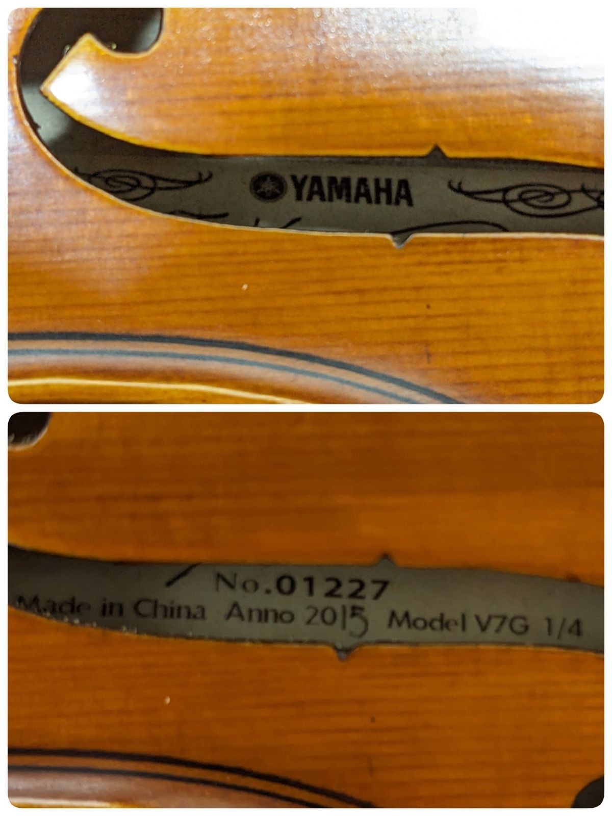 ヤマハ　バイオリン　V7G 1/4 2018年 ヤマハ | V7SG - バイオリン・ビオラ・チェロ - 概要