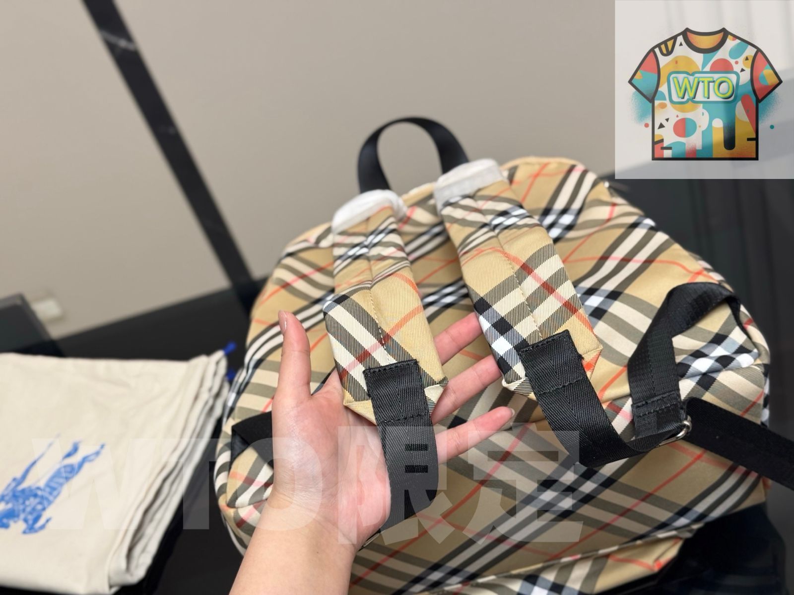 新品未使用　バーバリーカウプリントナイロンバックパック 新品未使用 バーバリーカウプリントナイロンバックパック 楽天市場