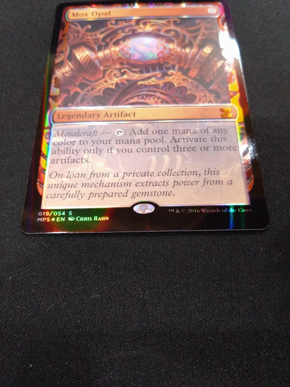 MTG オパールのモックス Mox Opal FOIL MPS 部分光沢 マスターピース