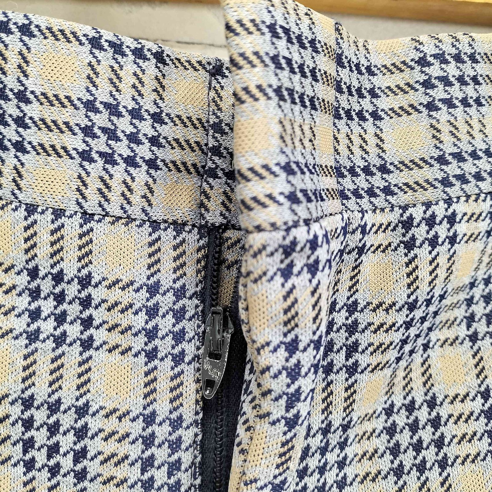 Levis(リーバイス) 70s- Panatela ロケットTALONジップ チェック柄フレアスラックス メンズ 表記無 【中古】【ブランド古着バズストア】 リーバイス Levis 70s- Panatela ロケットTALONジップ チェック柄