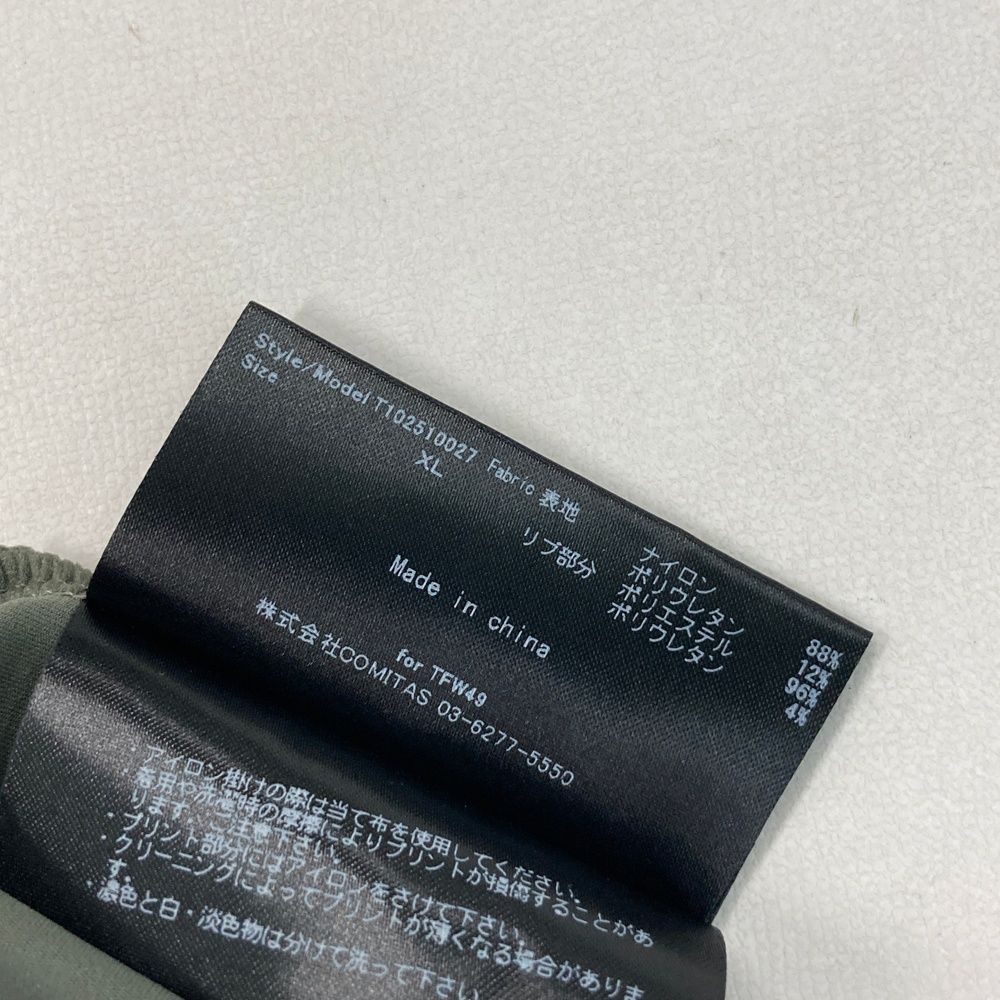 サイズ：XL TFW49 ティーエフダブリューフォーティーナイン 2025年