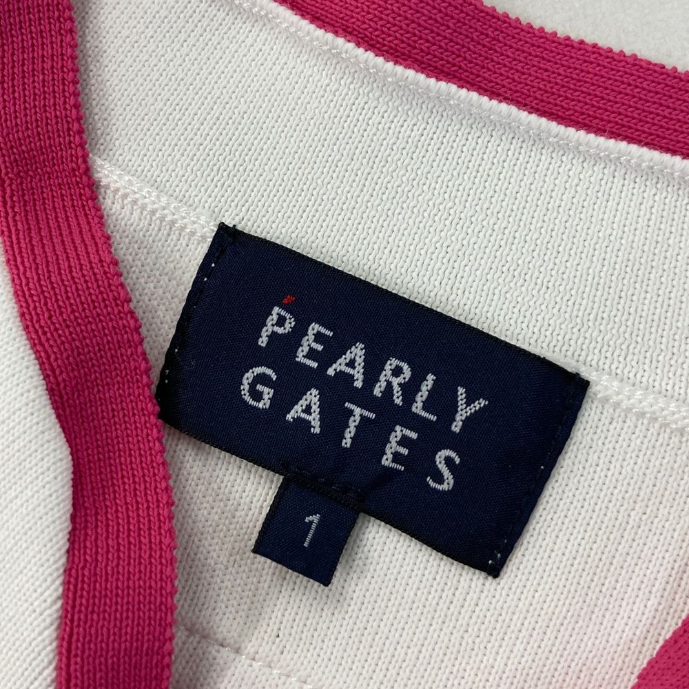 サイズ：1 PEARLY GATES パーリーゲイツ 2022年 ニット ノースリーブ
