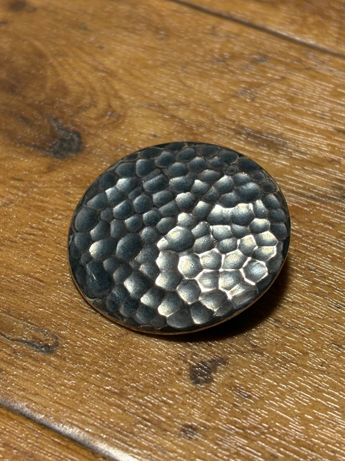 OX JEWELRy Silver Button Badge BIG OXJEWELRySilverButtonBadgeBIG