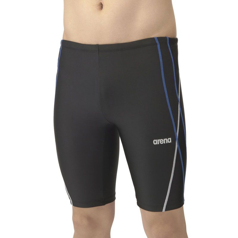 アリーナ ARENA フィットネススパッツ(ハーフレッグ) 水泳 フィットネス (AS5SWF64M)、(BKBL)ブラックｘブルー