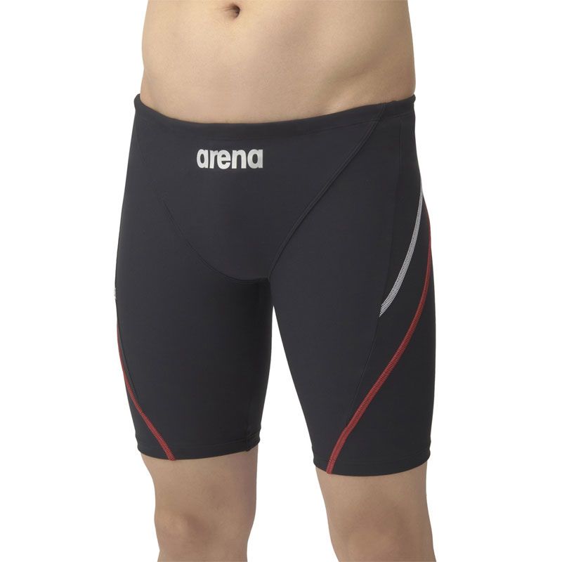  アリーナ ARENA トレーニングスパッツ(ハーフレッグ) 水泳 スイムウェア/水着 (AS5SWM00M)、(BKRD)ブラックｘレッド その他