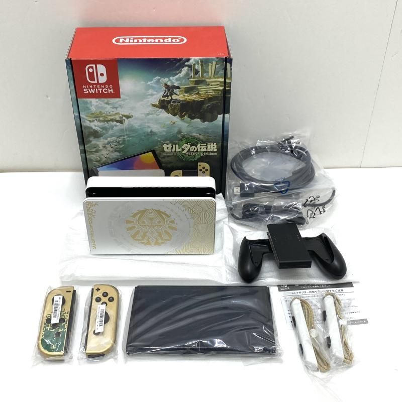 中古】本体）【ジャンク】Nintendo Switch(有機ELモデル) ゼルダの伝説