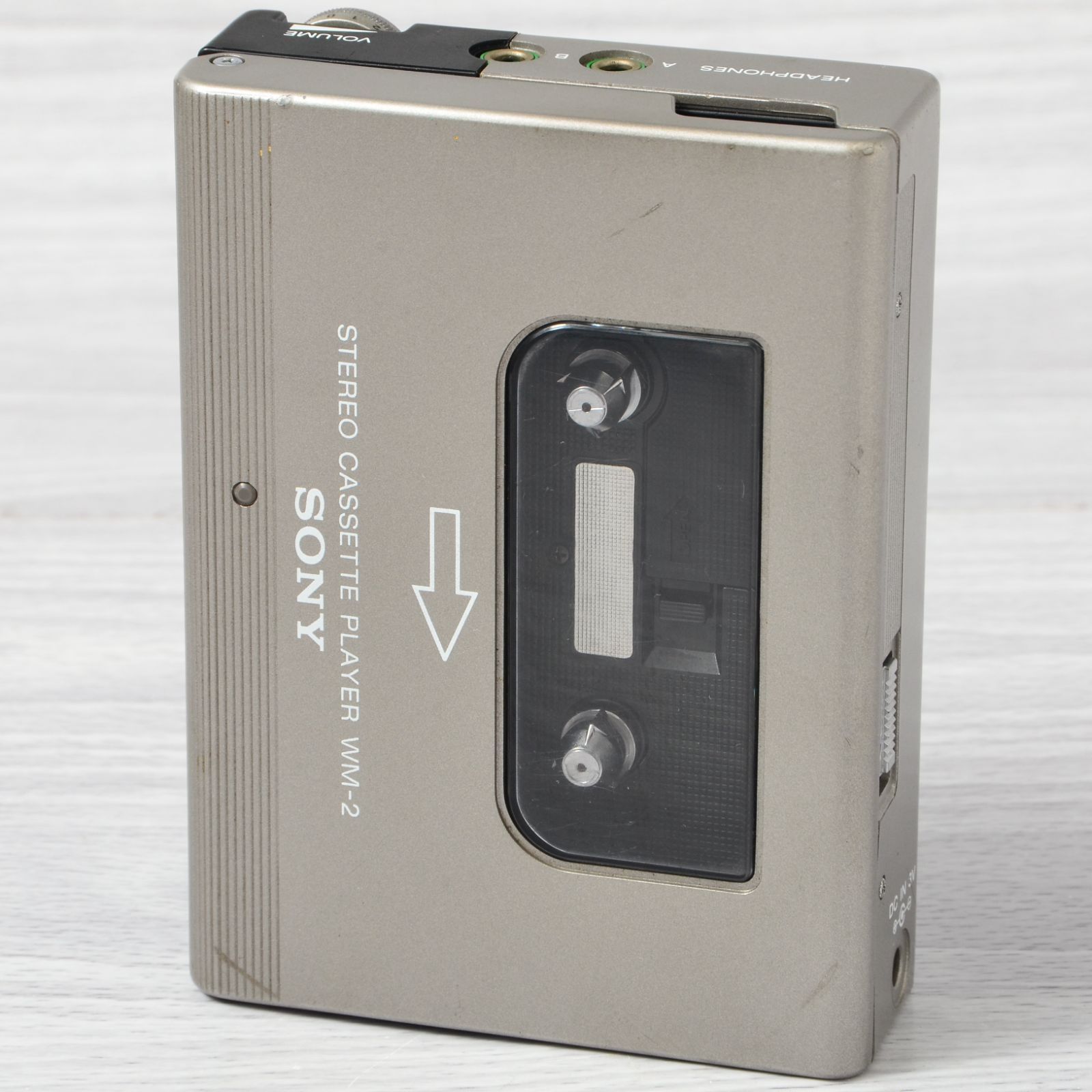 SONY WALKMAN WM-2 カセットウォークマン シルバー 整備済 TY391