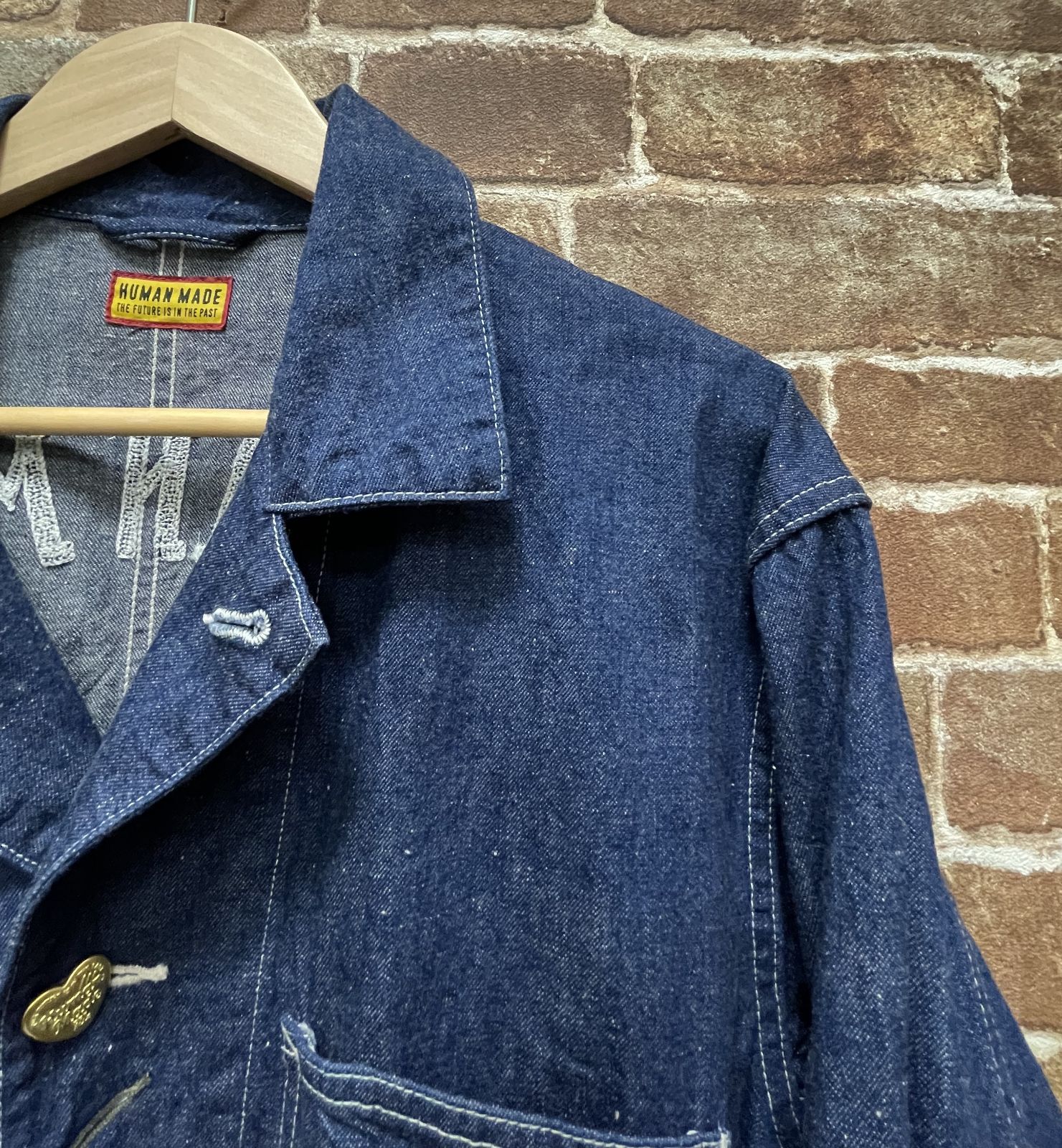 完売品 HUMAN MADE DENIM COVERALL JACKET ヒューマンメイド デニム