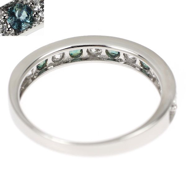 希少 Pt900 アレキサンドライト ダイヤモンド リング 0.26ct D0.26ct