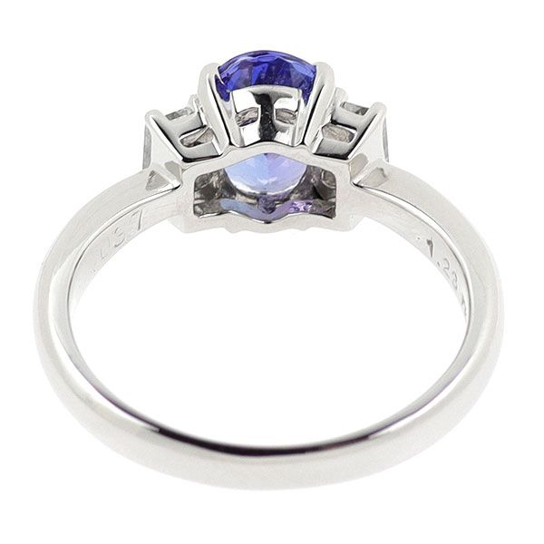 Pt900 タンザナイト ダイヤモンド リング 1.23ct D0.37ct - メルカリ