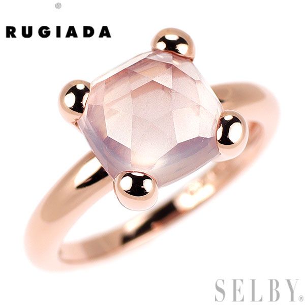 コポ⭐︎ルジアダ RUGIADA リングROSÉE collection ルジアダ K10PG ローズクオーツ リング - メルカリ