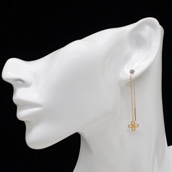 ローリーロドキン K18YG ピアス インフィニティ アメリカン