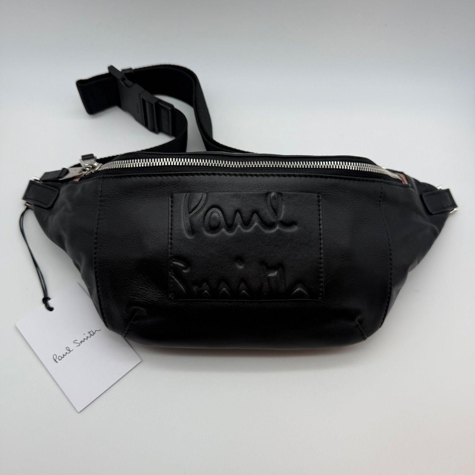 未使用に近い ✨Paul Smith ポールスミス ボディバッグ 本革 レザー