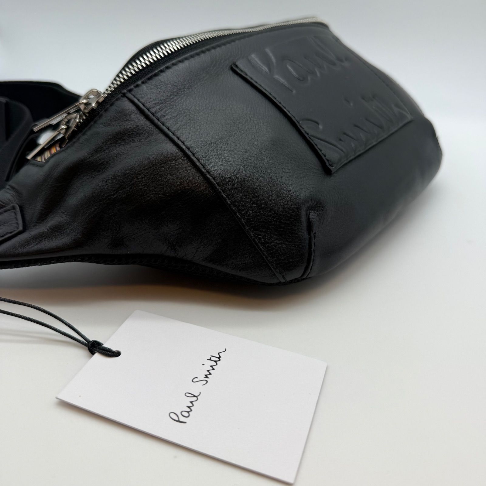 未使用に近い ✨Paul Smith ポールスミス ボディバッグ 本革 レザー