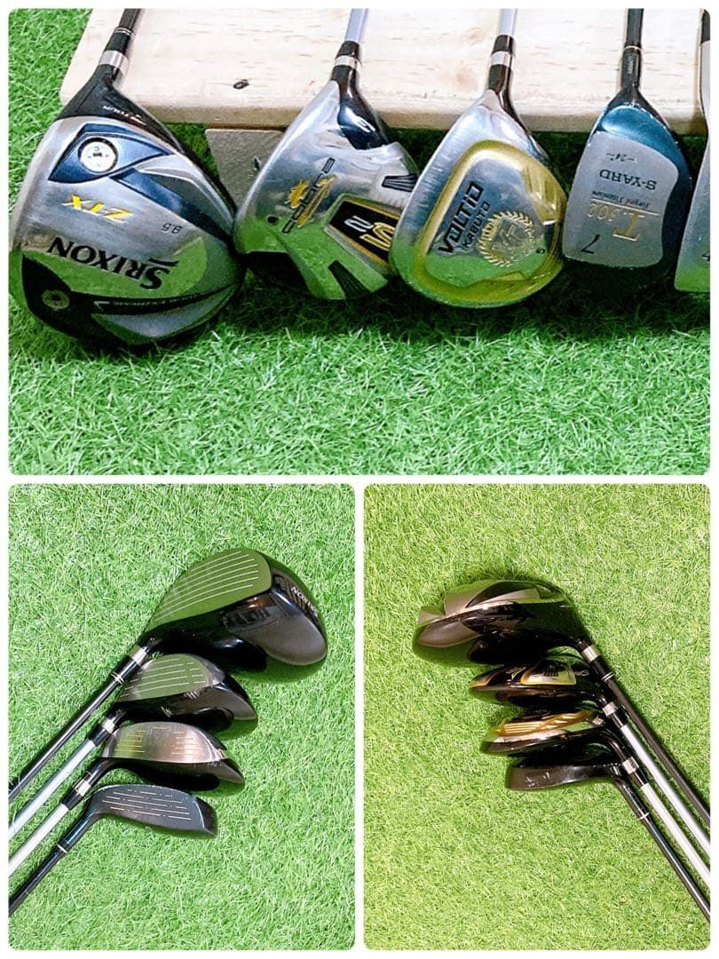 M9.スリクソン　初心者オススメ　ゴルフクラブ　メンズセット　14本 M18 スリクソン 初心者オススメ ゴルフクラブセット メンズ 14本