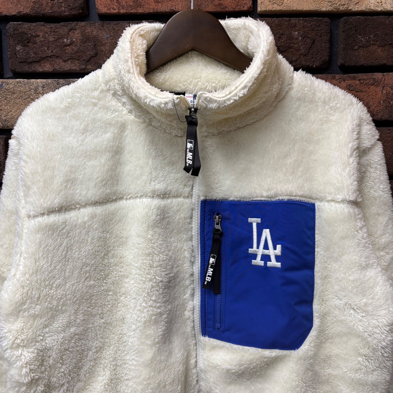 MLB/ロサンゼルス・ドジャース ボアフリースジャケット】長袖 アウター