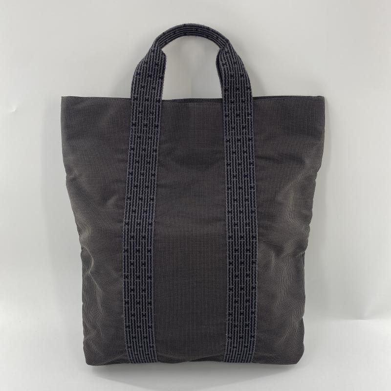 バッグ 【】HERMES カバス トートバッグ エールライン グレー ブラック 