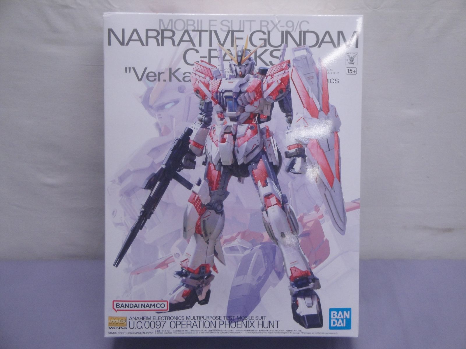 未組立品】MG 1/100 ナラティブガンダム C装備 Ver.Ka プラモデル 機動