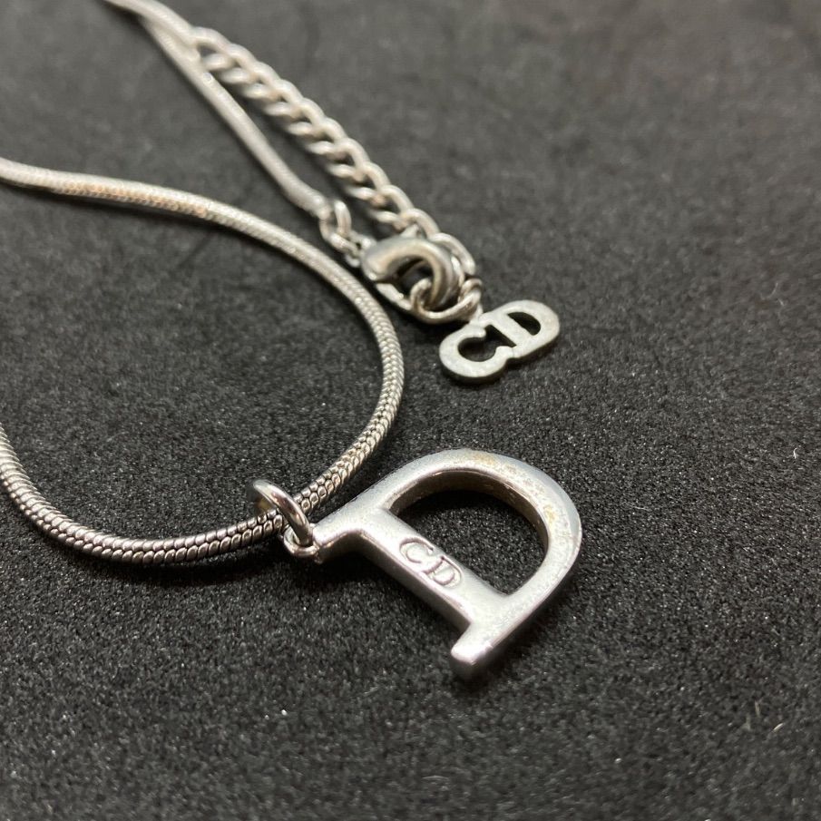 Christian Dior クリスチャンディオール ネックレス シルバー 4771