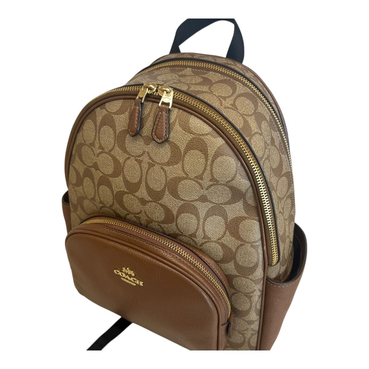 新品　COACH リュックバックパック ブラウン　レディース　C5671 新品タグ有】コーチ シグネクチャーリュック ブラウン coach C5671