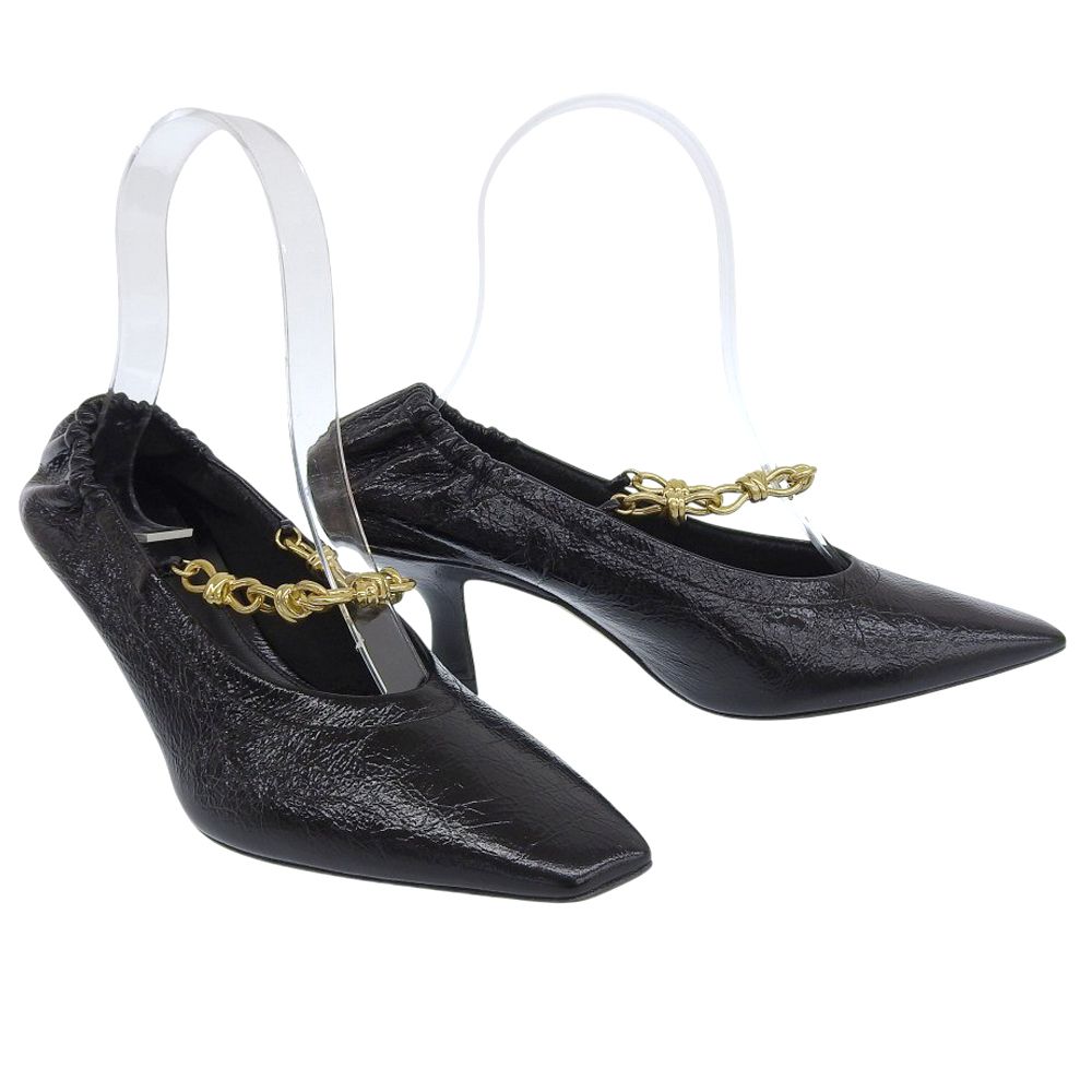 新品 BOTTEGA VENETA ブラック ハイヒール 本物保証】 新品同様 ボッテガヴェネタ BOTTEGA VENETA ハイヒール