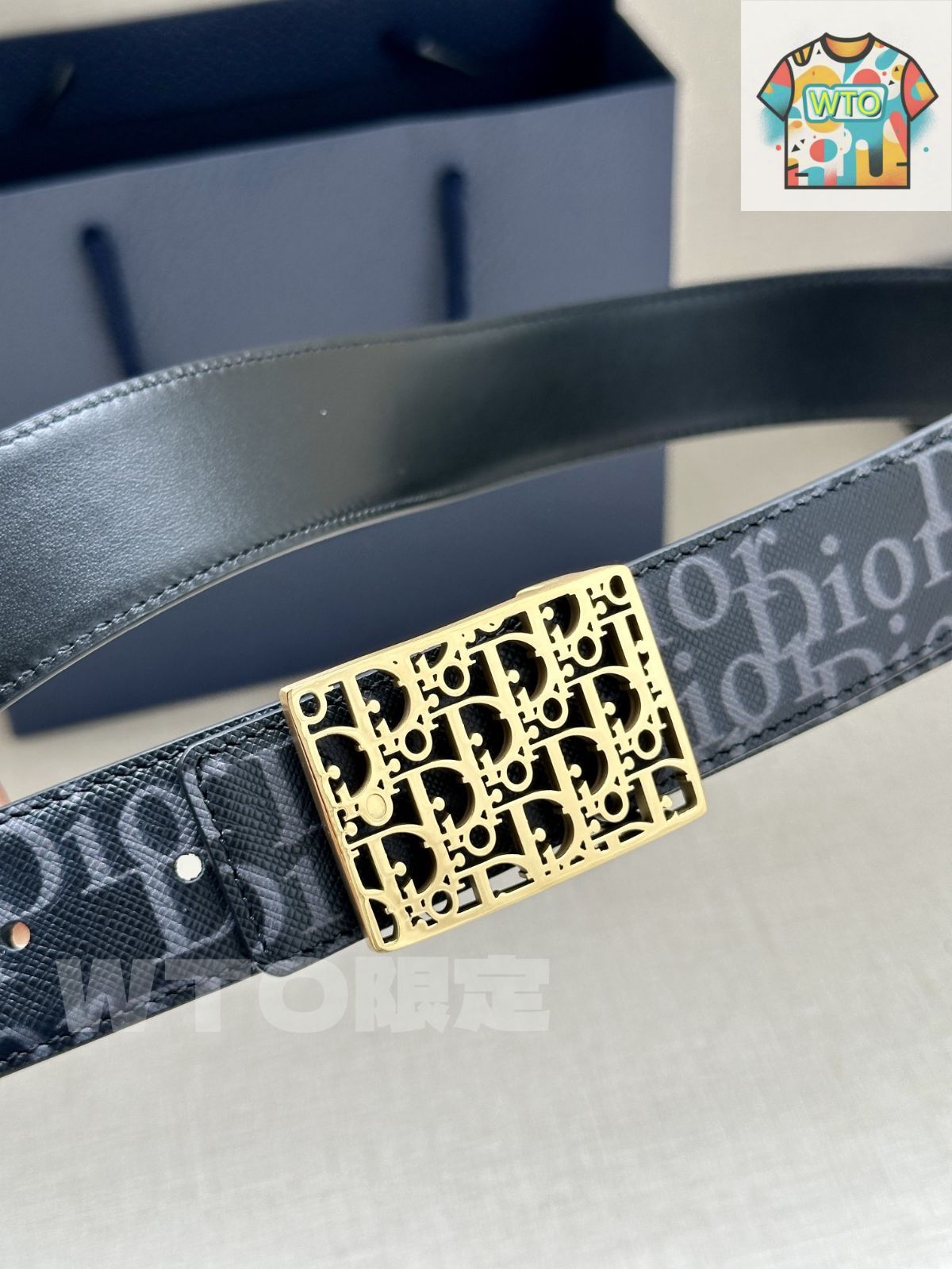 今日特価】Dior ディオール 35mm 両面ベルト - メルカリ