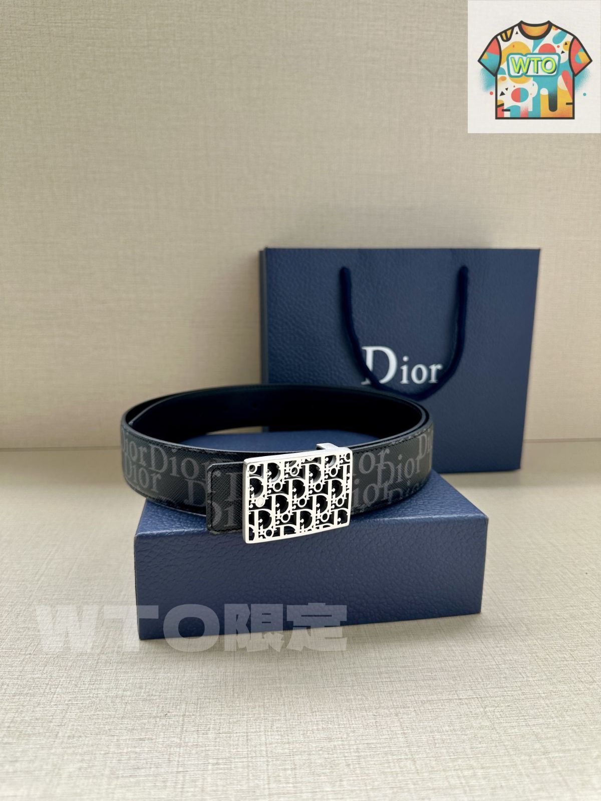 今日特価】Dior ディオール 35mm 両面ベルト - メルカリ