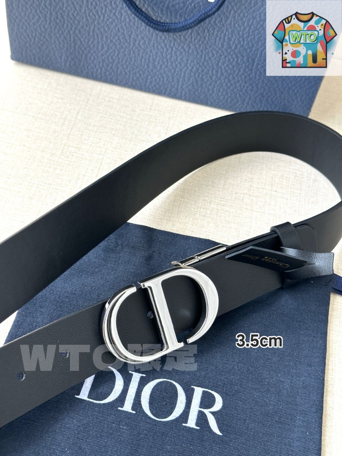 今日特価】Dior Montaigne リバーシブルベルト - メルカリ