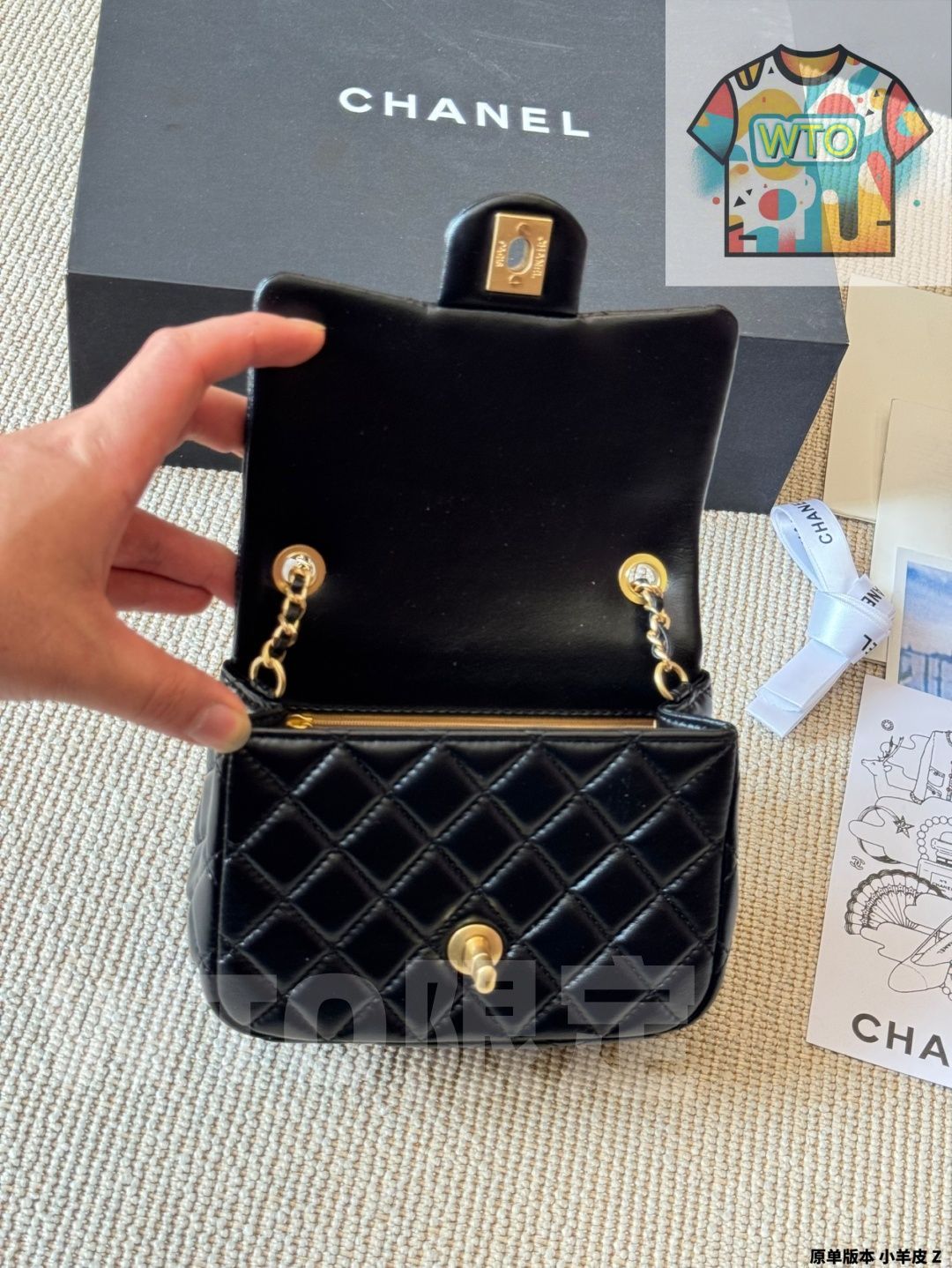 【ラスト1点】早い者勝ち❤CHANEL❤非売品 スマホポーチ ミニバッグ 今日特価】Chanel シャネル ゴールドボールスクエアミニバッグ