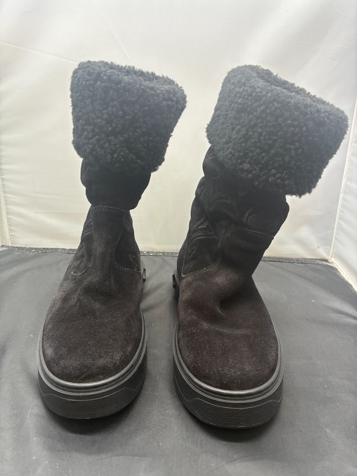 LOUIS VUITTON ブーツ CL 0169 サイズ34 1/2 レディース ブラック