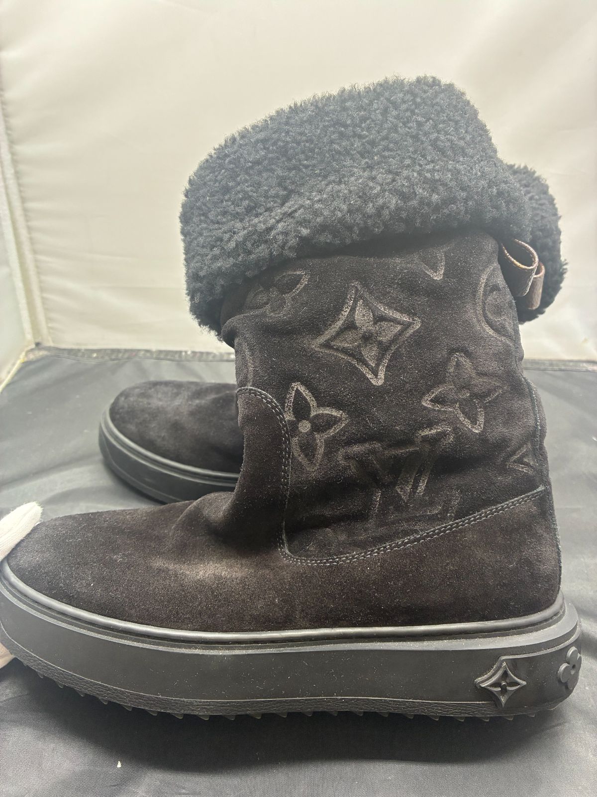 LOUIS VUITTON ブーツ CL 0169 サイズ34 1/2 レディース ブラック