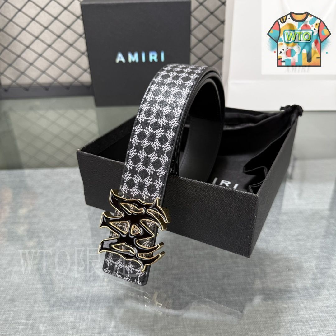 今日特価】AMIRI ダブルフェイスレザーベルト-1 - メルカリ