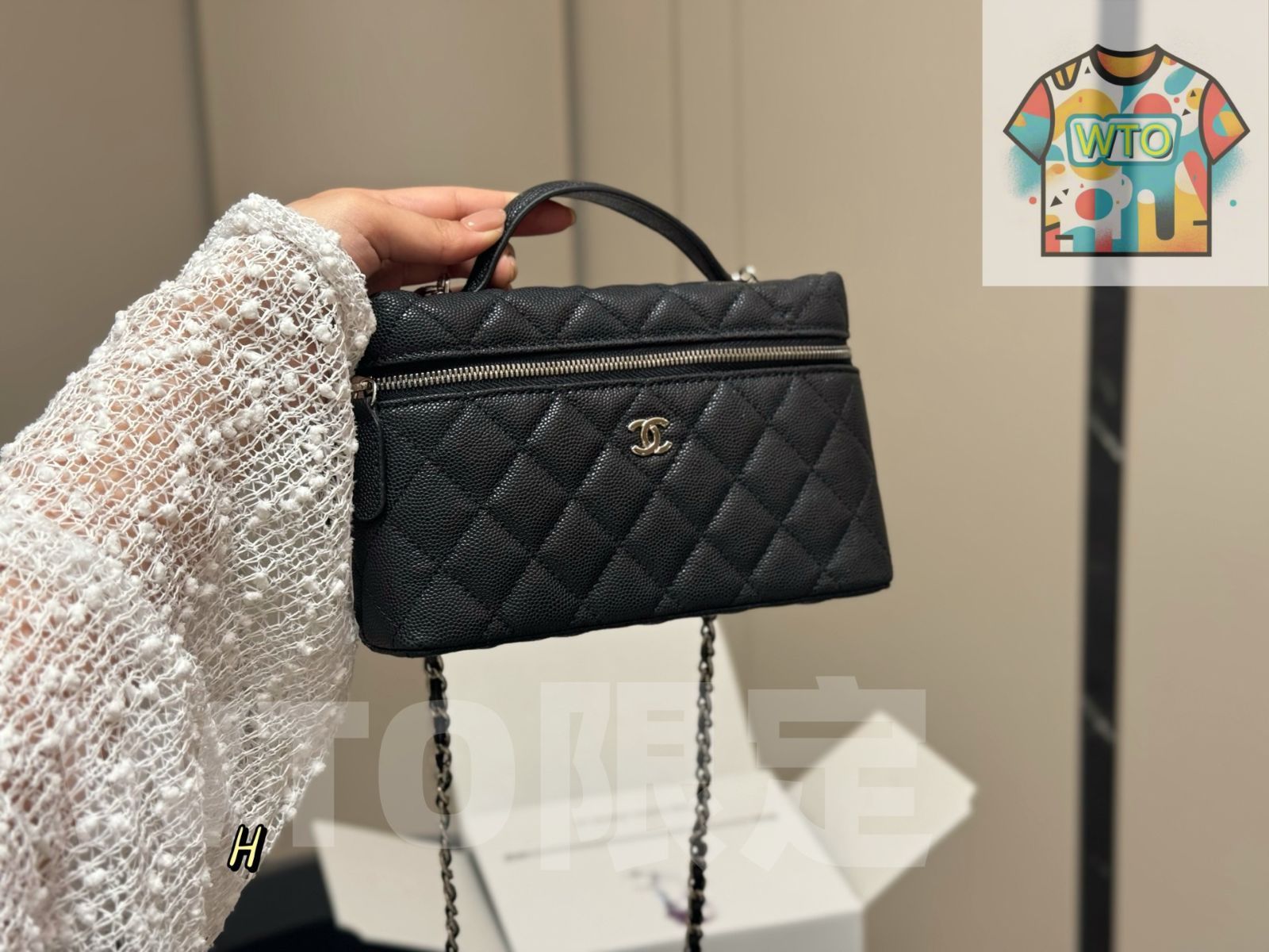 今日特価】Chanel シャネル ランチボックスホボ ラウンジバッグ 軽量で