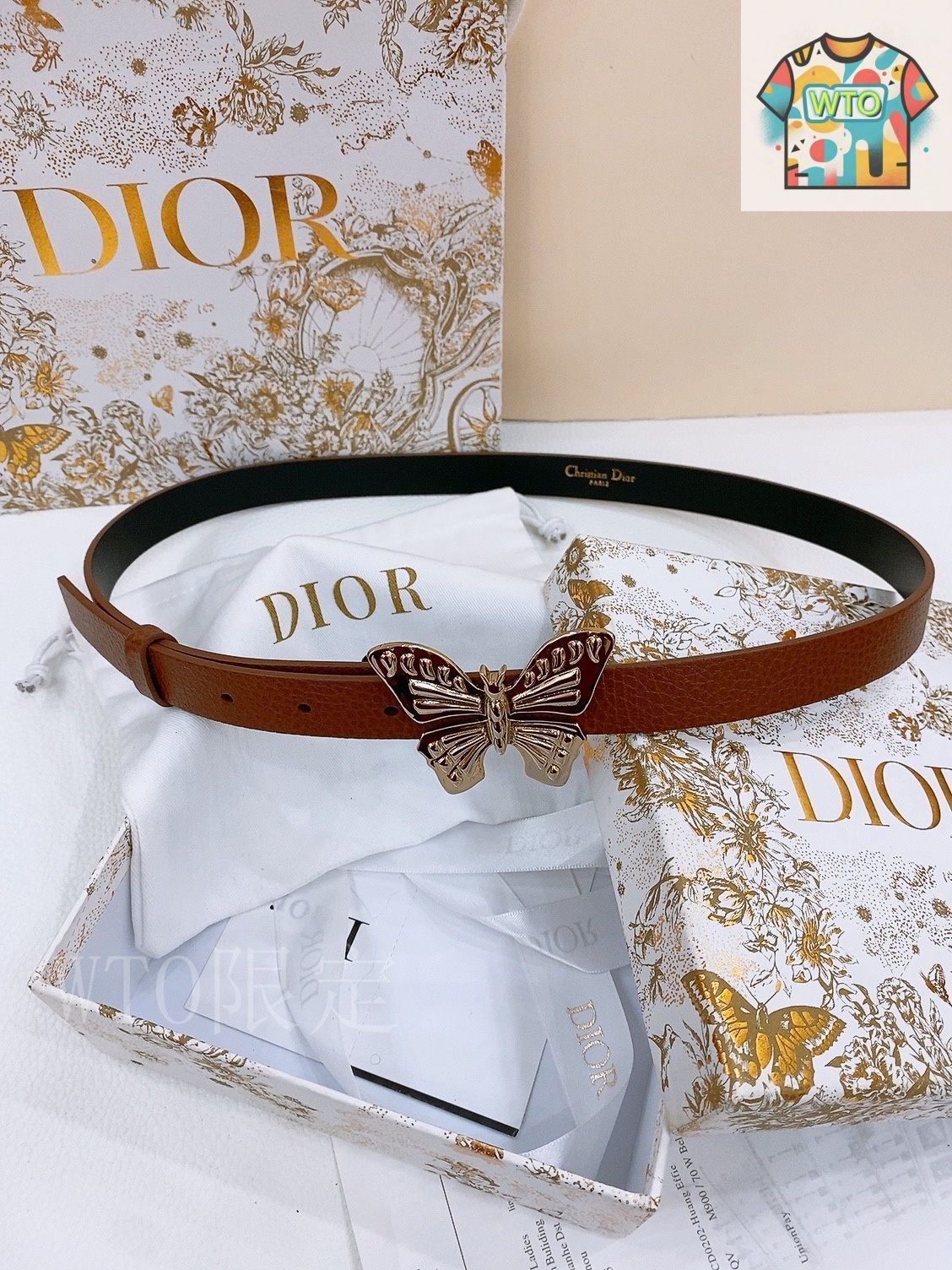今日特価】Dior Saddle Belt サドルベルト - メルカリ