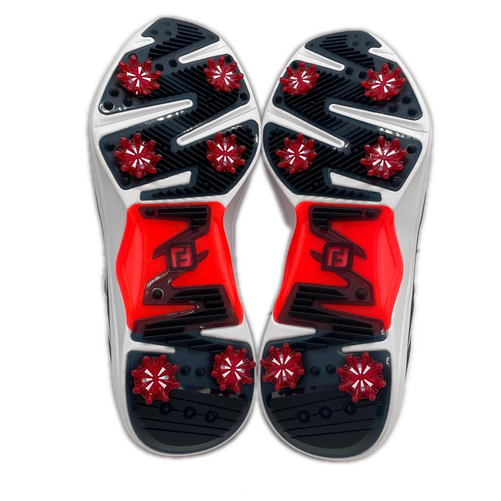 中古 フットジョイ FootJoy ゴルフシューズ 27.5cm ホワイト×ブラック