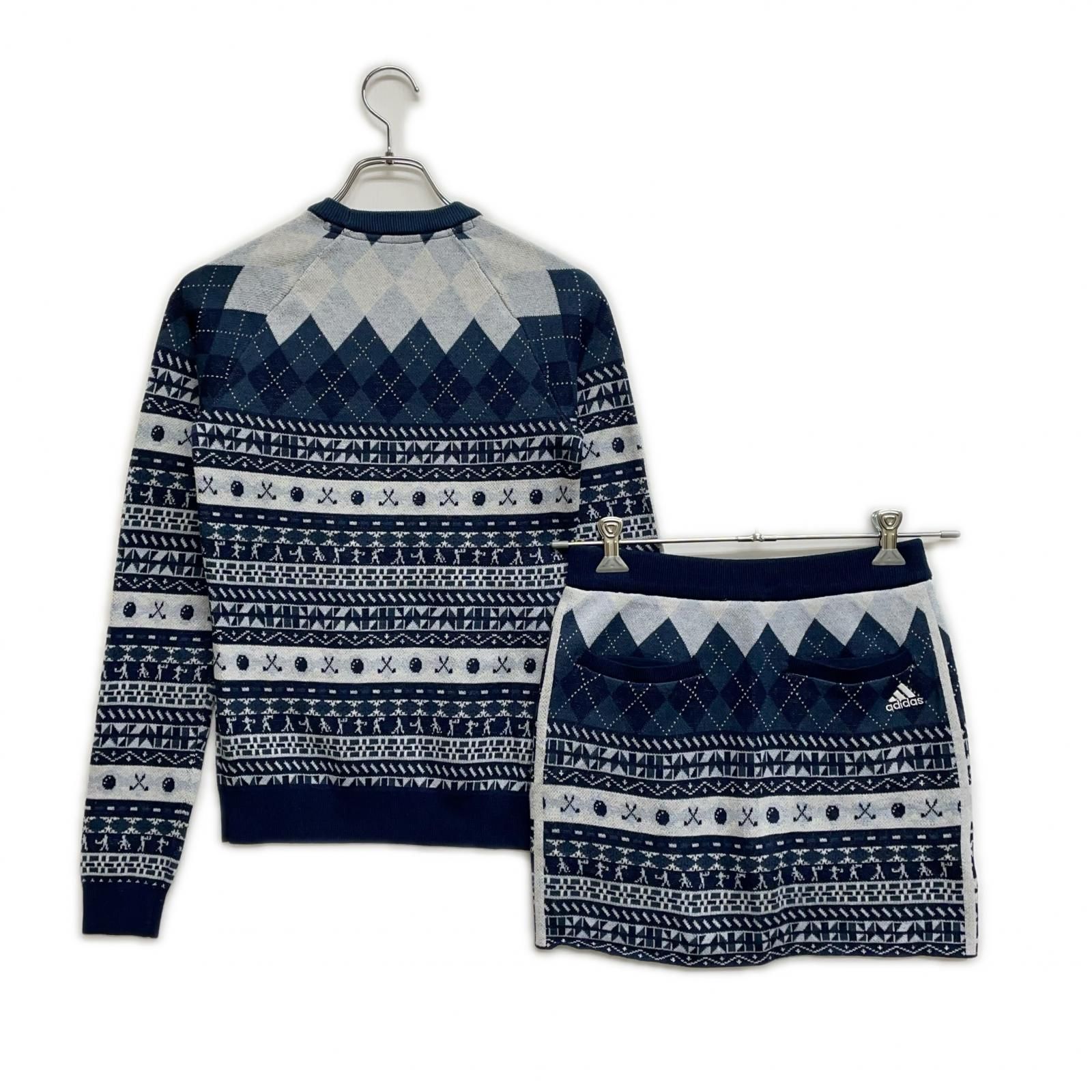 レディース アディダスゴルフ adidas GOLF セットアップ S 紺 ネイビー