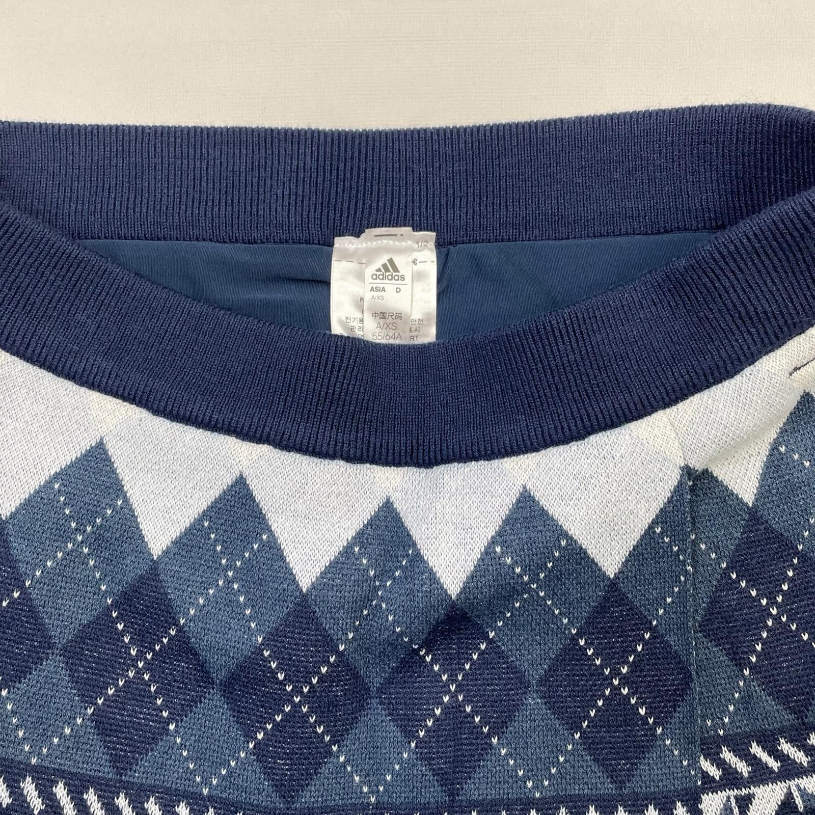 中古 レディース アディダスゴルフ adidas GOLF セットアップ S 紺